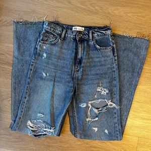 Zara 90’s Full Length High Rise Jeans 27 4